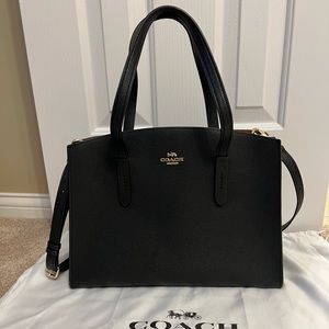 Coach Charlie Carryall in Black